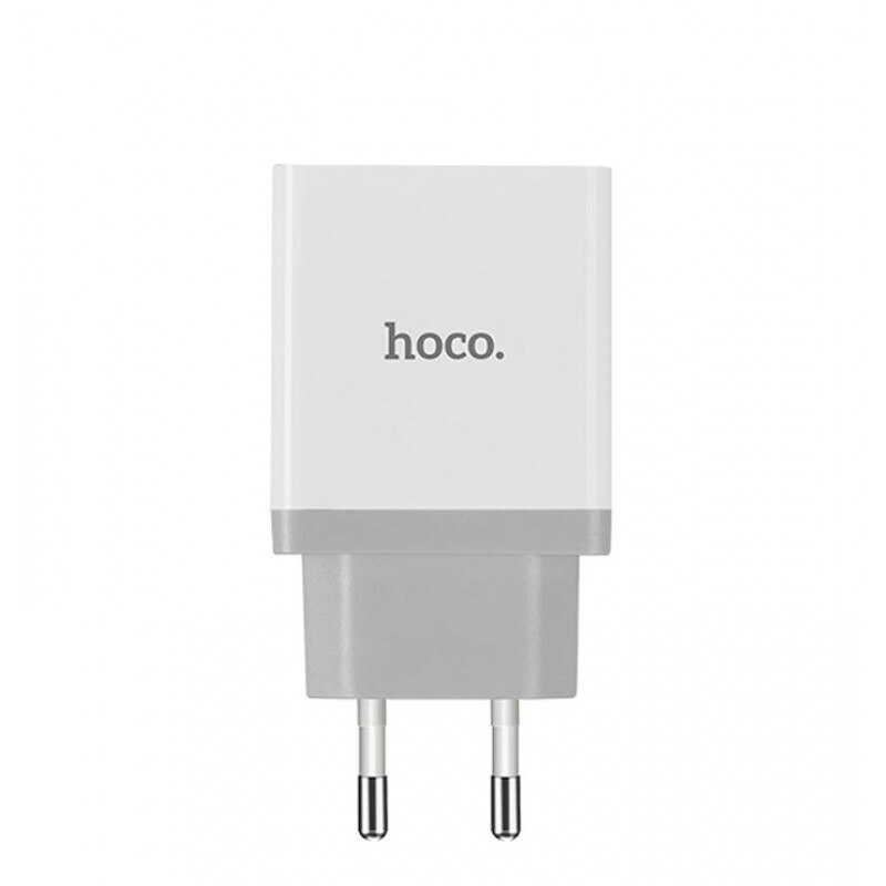 Incarcator retea, Hoco C24A, USB +Type-C, White