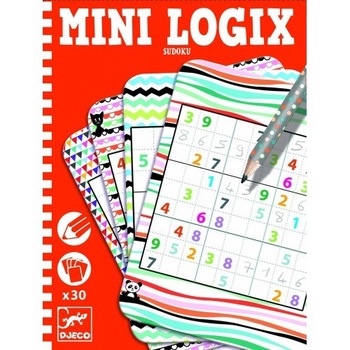 Joc de inteligenta Mini logix Sudoku, Djeco Joc de inteligenta Mini logix Sudoku, Djeco