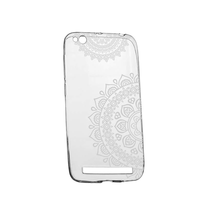 Husa Silicon, Transparent, Slim, Non-Figurative Alb, Xiaomi Redmi 4A