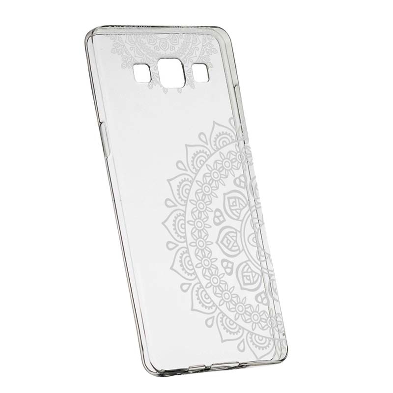 Husa Silicon, Transparent, Slim, Non-Figurative Alb, Samsung Galaxy J7 2016