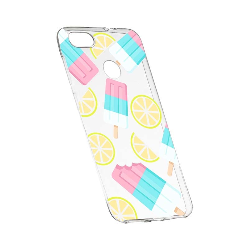 Husa Silicon, Transparent, Slim, Ice-Cream, Huawei Y9 2018