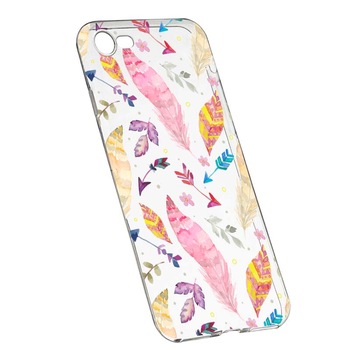 Husa Silicon, Transparent, Slim, Happy Feathers, Xiaomi Redmi Note 5A Husa Silicon, Transparent, Slim, Happy Feathers, Xiaomi Redmi Note 5A