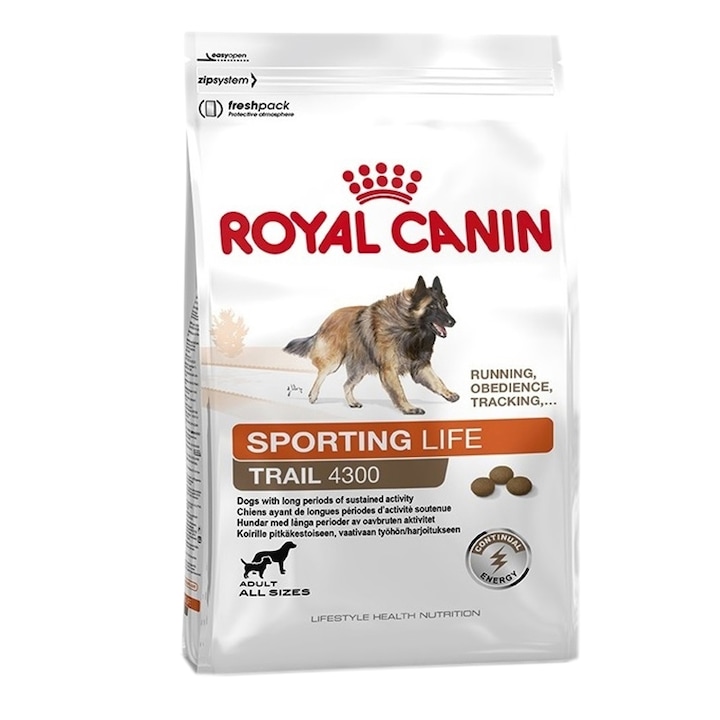 Hrana uscata pentru caini Royal Canin, Sporting Life, Trail Dog 4300, 15kg