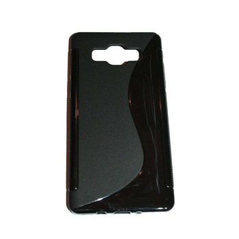 Husa Samsung Galaxy A5 A500F din Silicon model S Line negru Husa Samsung Galaxy A5 A500F din Silicon model S Line negru