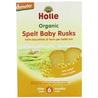 Paine uscata pentru copii Holle Bio, Grau spelt, 200 g