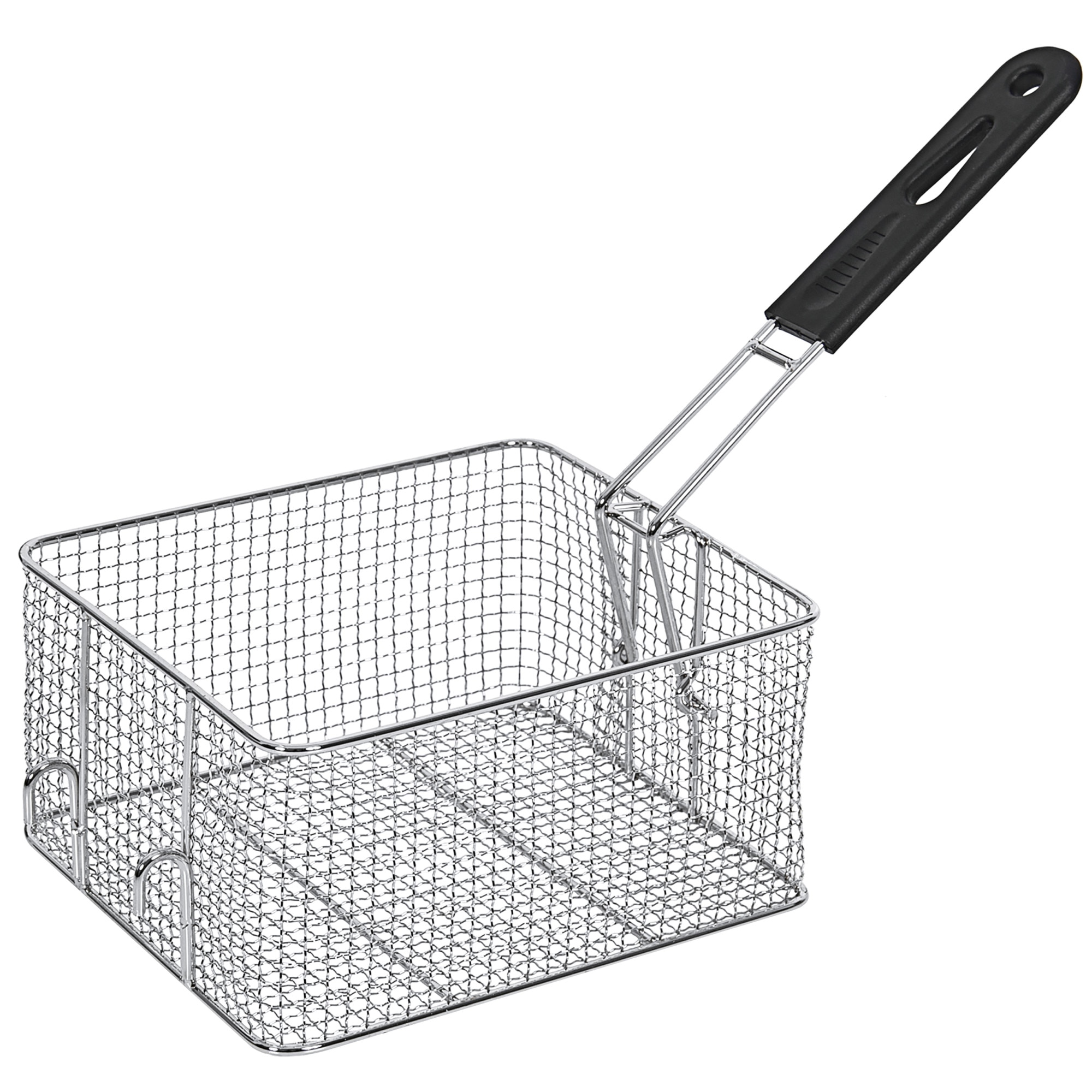 Cos pentru friteuza Hendi Blue Line, 6 L, Maner lung izolat, Argintiu