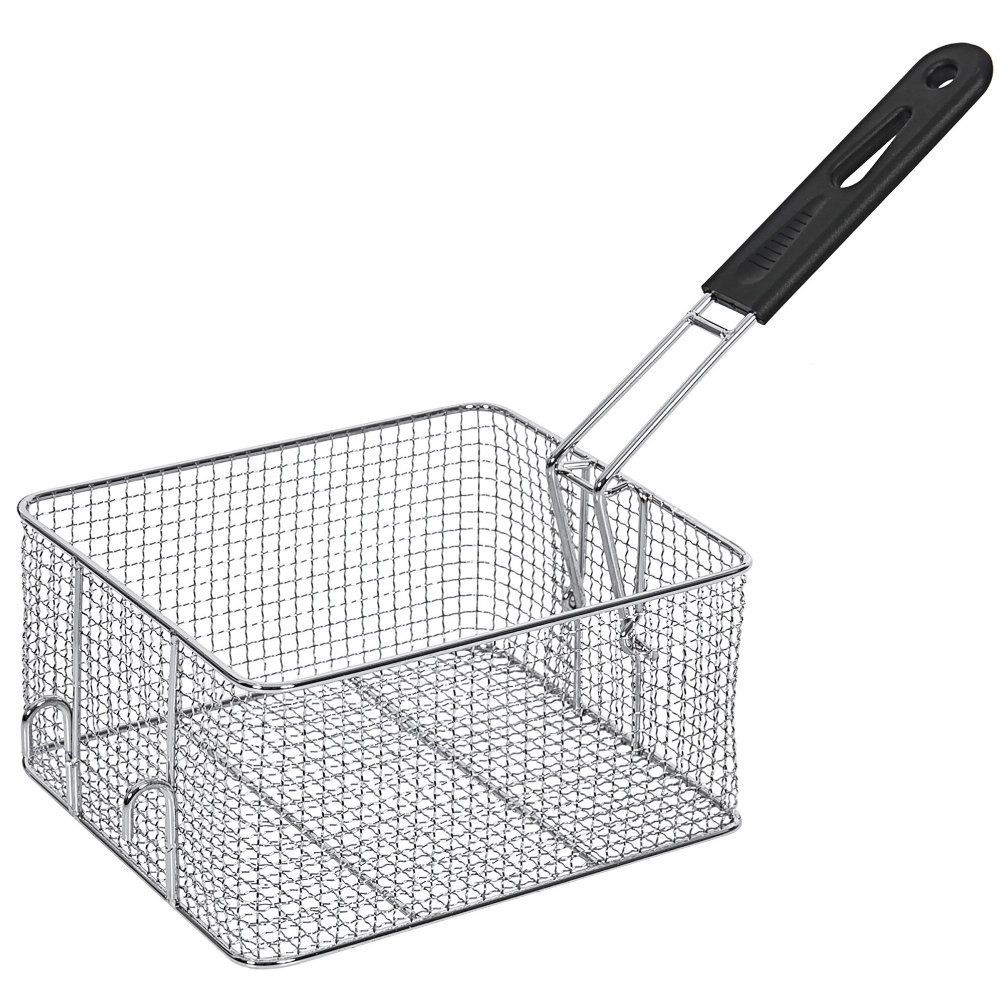 Cos pentru friteuza Hendi Blue Line, 4 L, Maner lung izolat, Argintiu