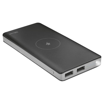 Acumulator extern Trust Primo Wireless Charging, 8000 mAh, Black Acumulator extern Trust Primo Wireless Charging, 8000 mAh, Black