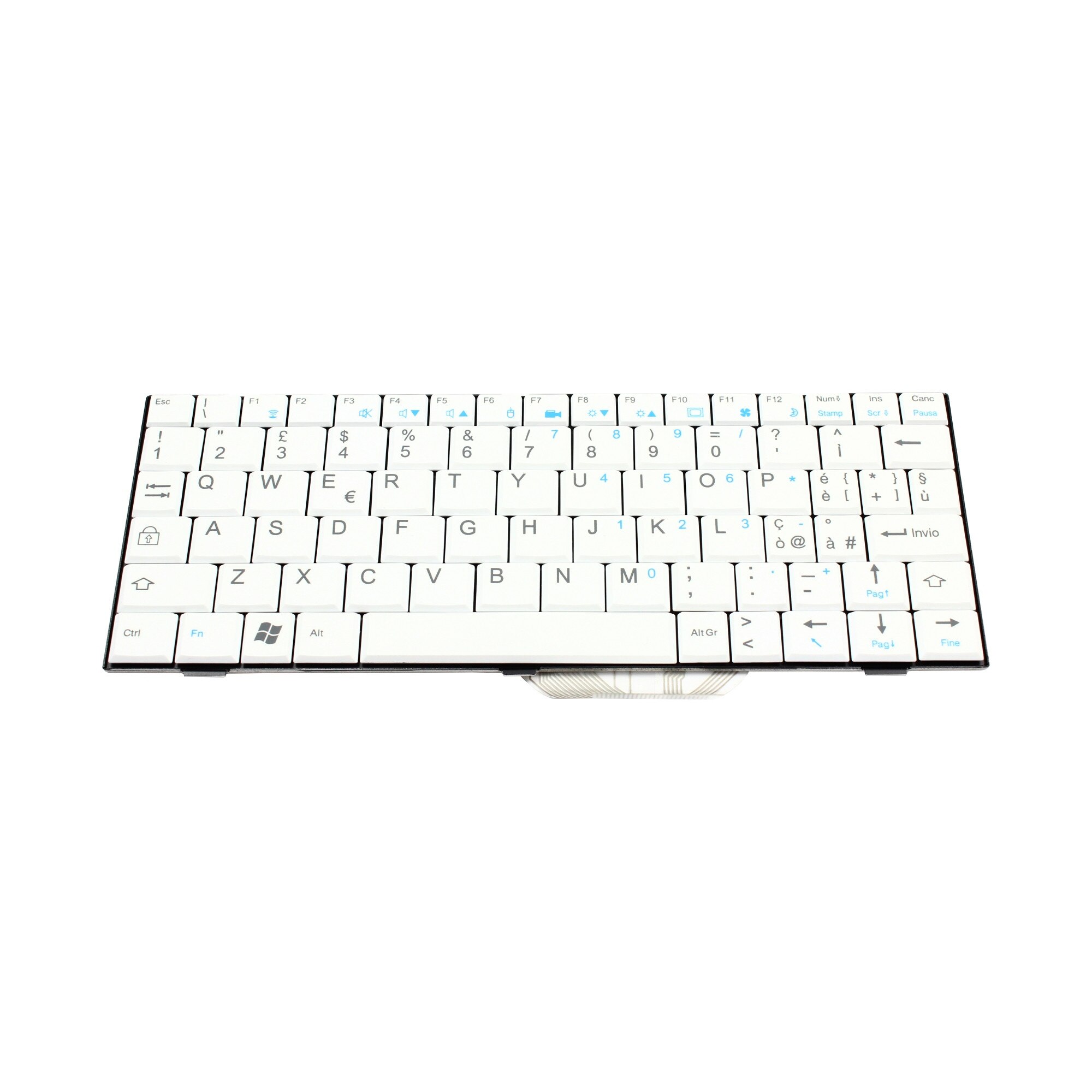 Tastatura Fujitsu Amilo Mini Ui3520, M1010, alba, layout italian