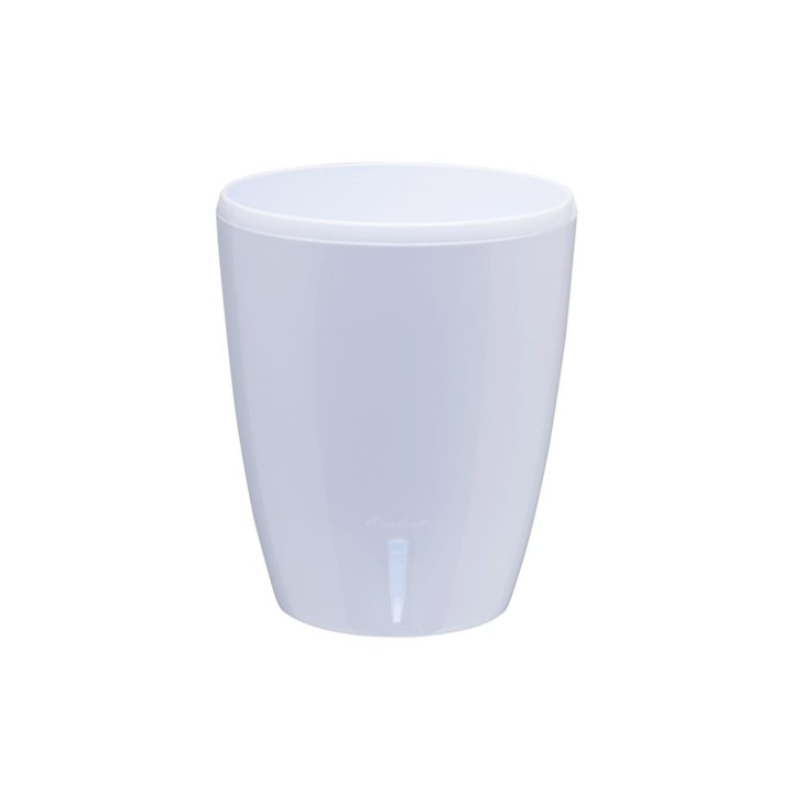 Саксия за орхидея с напоителна система SANTINO Orchidea Twin, ⌀15.0 см, 2.0 L, Бял