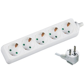 Prelungitor 5cai 5M, 5xG1.5mmp, Well, 3500W, IP20 Prelungitor 5cai 5M, 5xG1.5mmp, Well, 3500W, IP20