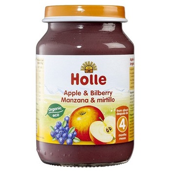 Piure Holle Bio, Mere si afine, 190 g Piure Holle Bio, Mere si afine, 190 g
