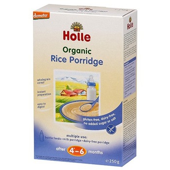 Piure Holle Bio, Orez organic, 250 g Piure Holle Bio, Orez organic, 250 g