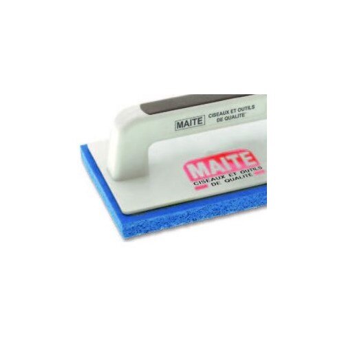 Drisca cu burete albastru Siba si maner din PVC