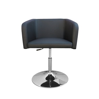 Fotoliu vizitator HELLO 1S, Negru piele ecologica Fotoliu vizitator HELLO 1S, Negru piele ecologica