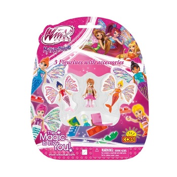 Set constructie WINX - set 3 figurine cu accesorii - COBI Set constructie WINX - set 3 figurine cu accesorii - COBI