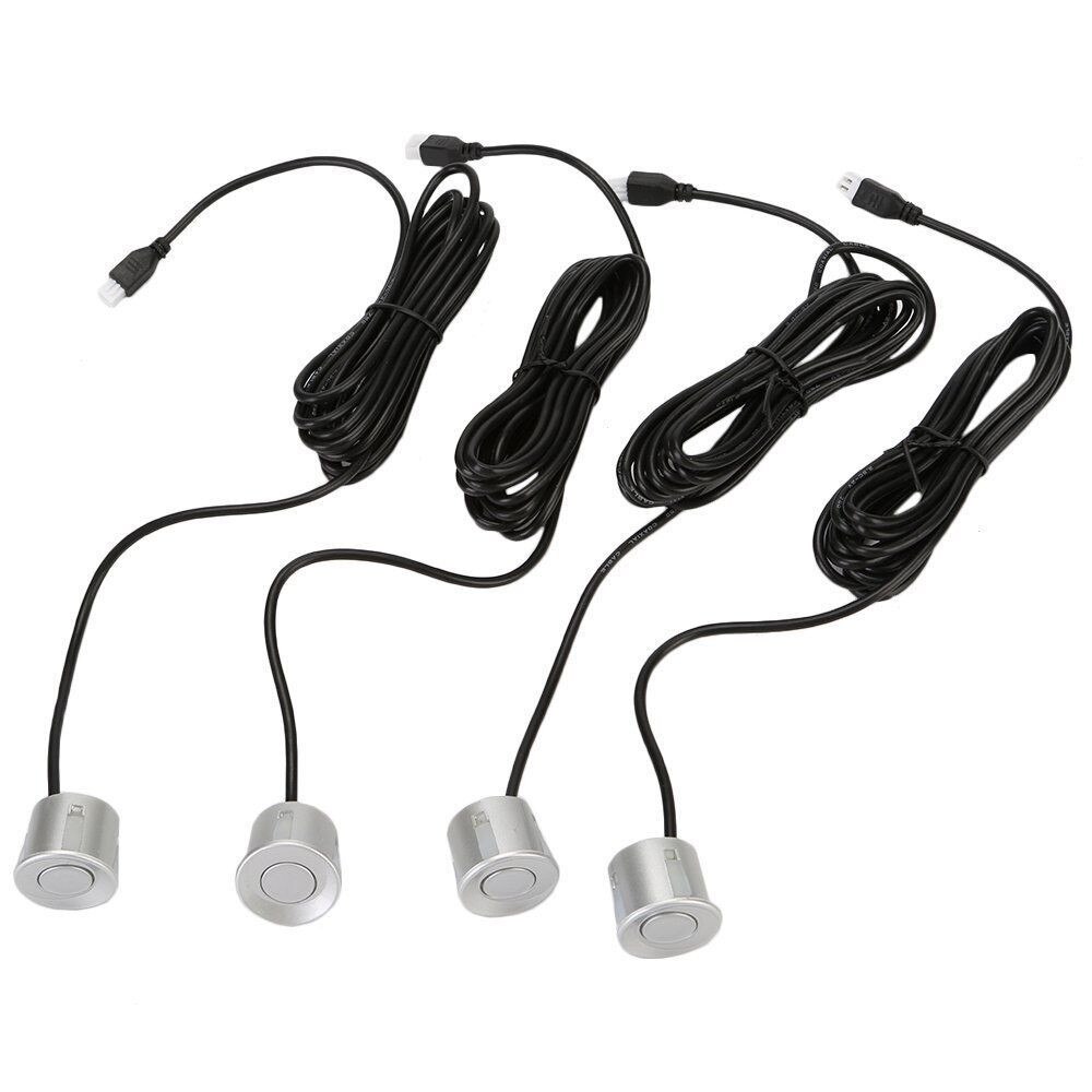 Senzori de parcare Timeless Tools cu display LED, Argintiu