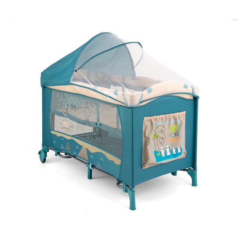 Patut pliant Mirage Deluxe Blue Bird Milly Mally, 120 x 60 cm, Bej