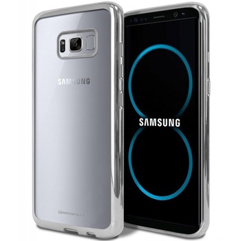 Husa de protectie Mercury Ring2, pentru Samsung Galaxy S8+, TPU, Argintiu Husa de protectie Mercury Ring2, pentru Samsung Galaxy S8+, TPU, Argintiu