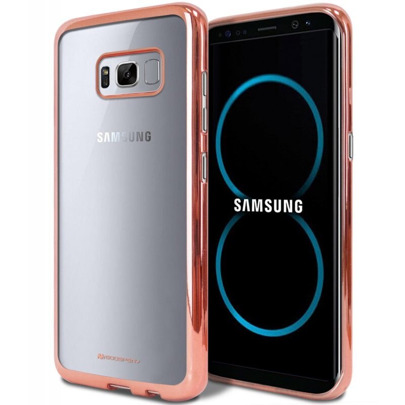 Husa de protectie pentru Samsung Galaxy S8 Plus, Mercury Ring2, Poliuretan, Roz Auriu