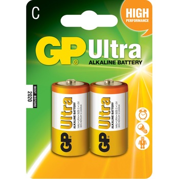 Baterie alcalina R14 (C) 2 buc/blister Ultra GP Baterie alcalina R14 (C) 2 buc/blister Ultra GP