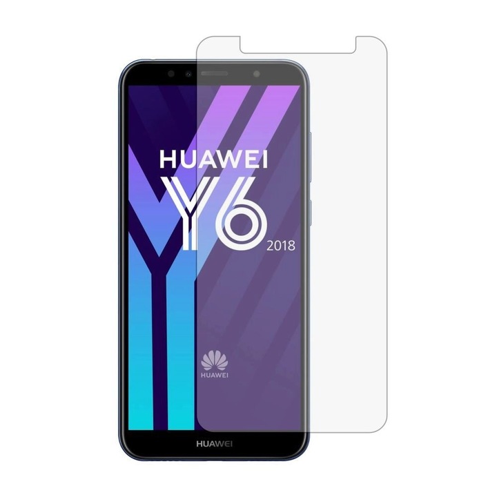 9H Стъклен протектор, За Huawei Y6 (2018) & Y6 Prime (2018), 2.5D, 0.3мм