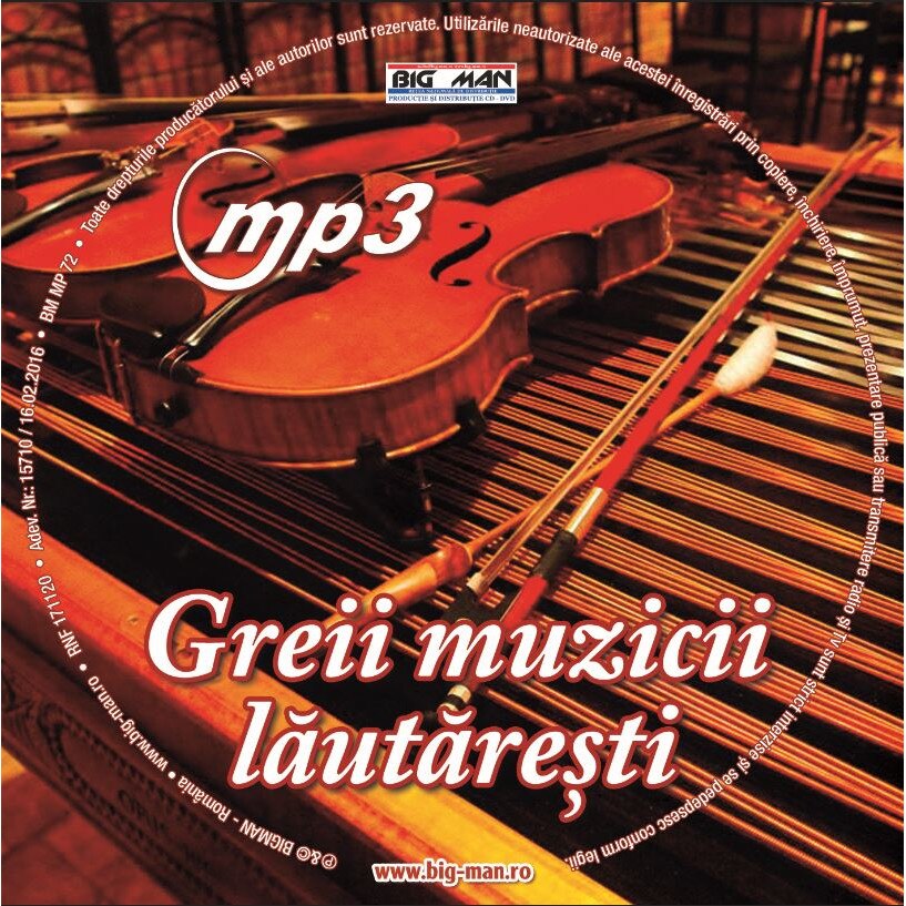 Cd Big Man Romania, Greii Muzicii Lautaresti - eMAG.ro