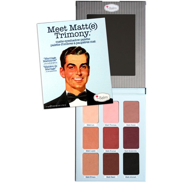 Paleta fard de pleoape, the Balm, Meet Matte Trimony, 9 nuante