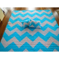 set patchwork cuvertura pat matrimonial 2 perne decor 2 fete de perne 180220cm albturcoaz imagen 5_0_
0