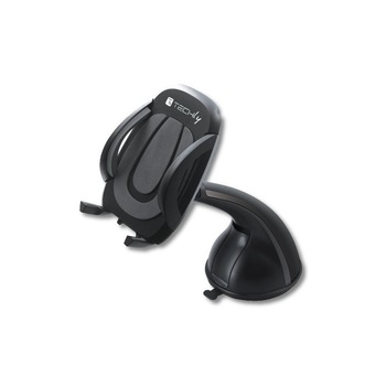 Suport auto pentru telefon Techly, negru Suport auto pentru telefon Techly, negru