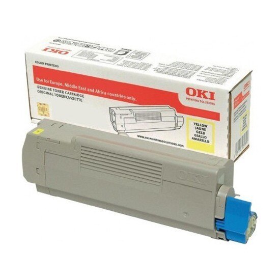 Cartus toner, OKI, Original, Pentru C612, Galben, 6.000
