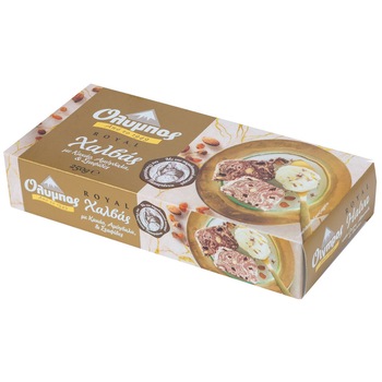 Halva de susan cu migdale, cacao si stafide, 250g Olympos Halva de susan cu migdale, cacao si stafide, 250g Olympos