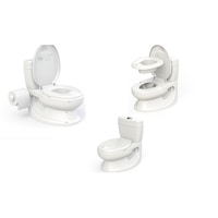 Olita -Tip WC Educational de Antrenament pentru copii,Muzical,Cu bazin si suport hartie igienica, Alba