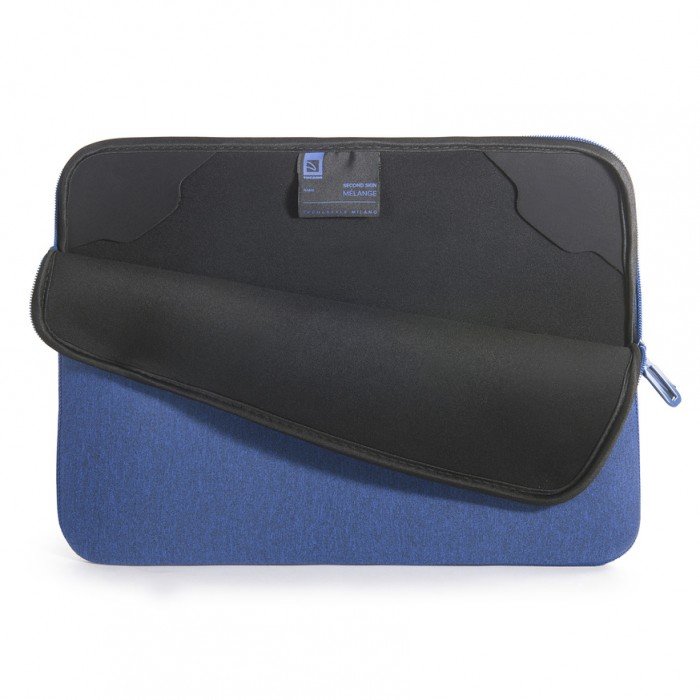 Husa din neopren Tucano Melange Sleeve compatibila cu laptop 13-14 inch, Albastru