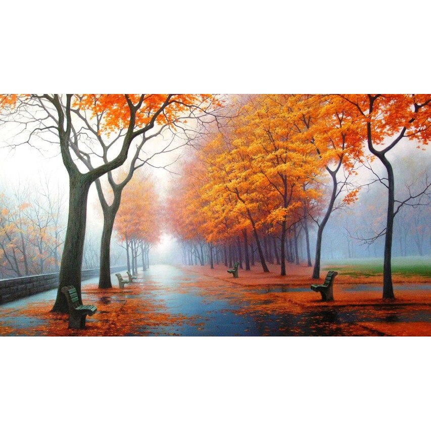 Tablou canvas Peisaj 473, 50x90 cm