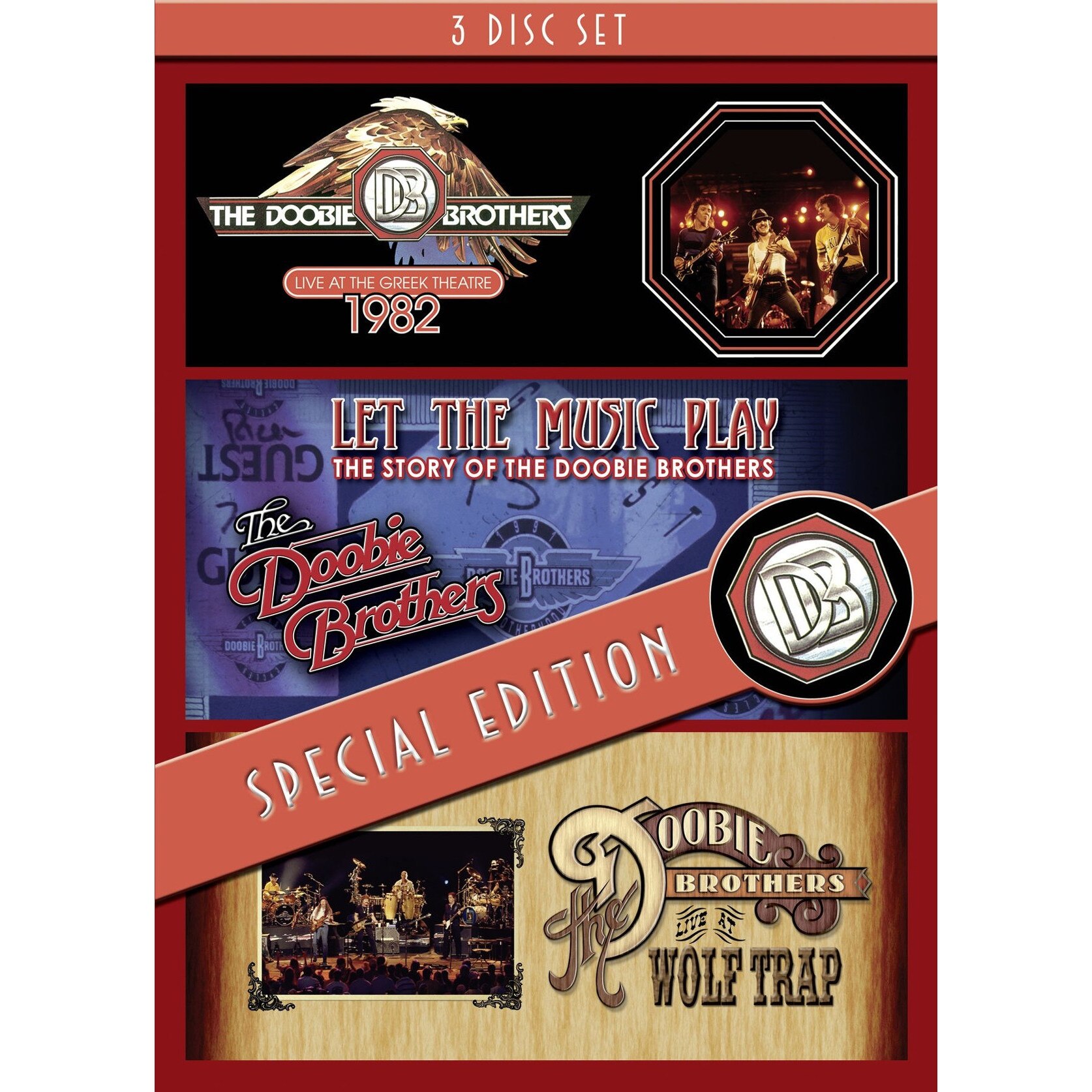 Doobie Brothers - Live At The Greek Theatre 1982 - 3 DVD