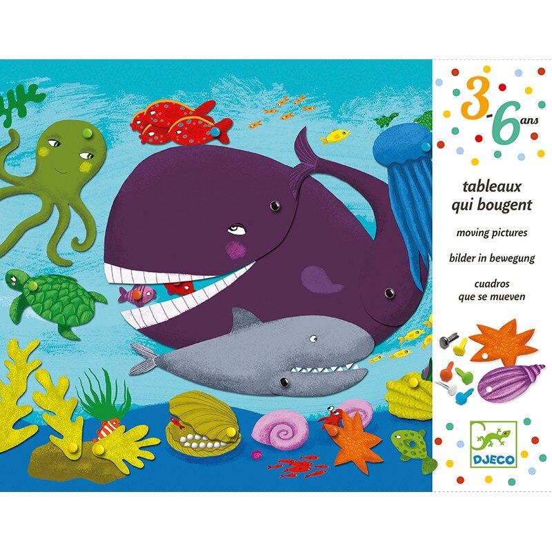 Joc creativ, creeaza animale in miscare ,Djeco