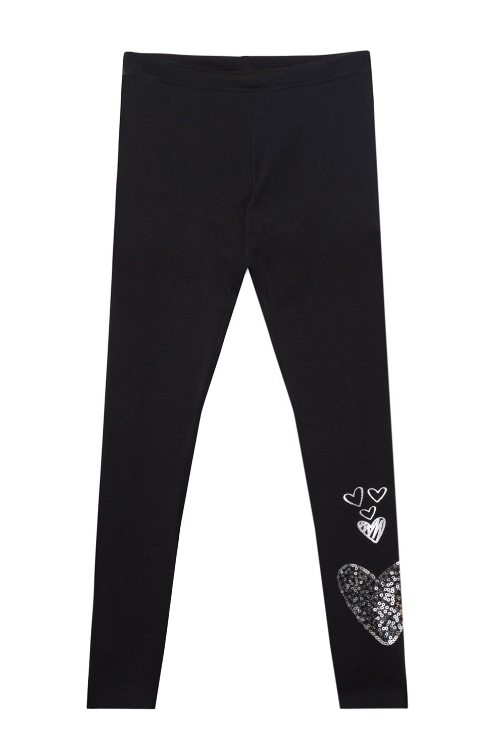 DESIGUAL, Colanti cu aplicatie din paiete Frutipan, Negru, 116-128 CM