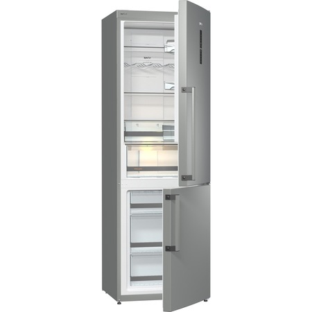 Combina frigorifica Gorenje NRC6192TX, No Frost Plus, 329 l, Clasa A++, 185 cm, Inox