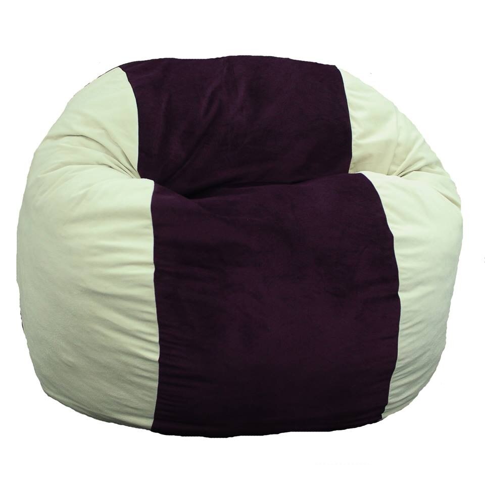 Fotoliu (Mare) King Size - Beige & Amethyst (Gama Diamond) husa detasabila, Transformabil in pat, Fabricat in Romania, umplut cu fulgi de burete memory mix®, marca Pufrelax