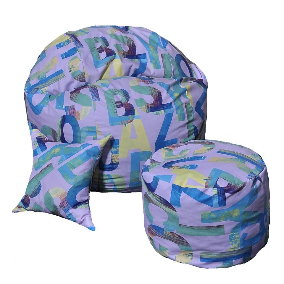 Set Fotoliu (Mediu) Matusalem+Otoman+Perna decorativa - Serenity (Gama Premium) husa detasabila, Transformabil in pat, Fabricat in Romania, umplut cu fulgi de burete memory mix®, marca Pufrelax
