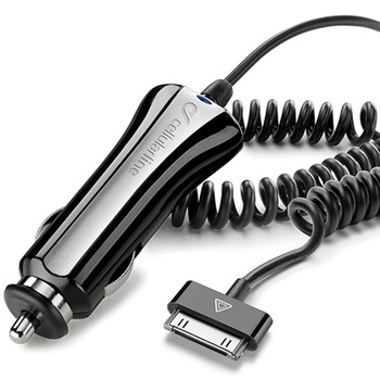 Incarcator auto Cellular Line pentru iPhone 4, Micro USB, Negru Incarcator auto Cellular Line pentru iPhone 4, Micro USB, Negru