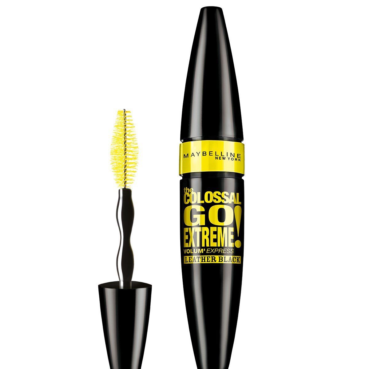 Rimel Maybelline NY Volum´ Express The Colossal Go Extreme! Leather Black, 9.5 ml