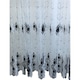 Perdea brodata culoare alb/negru, colectia "Mirror by Liz Line" cu rejansa, 400x245cm - RD264