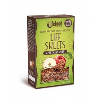 Rulouri cu Mar si Scortisoara Raw Bio Lifefood 80gr Rulouri cu Mar si Scortisoara Raw Bio Lifefood 80gr