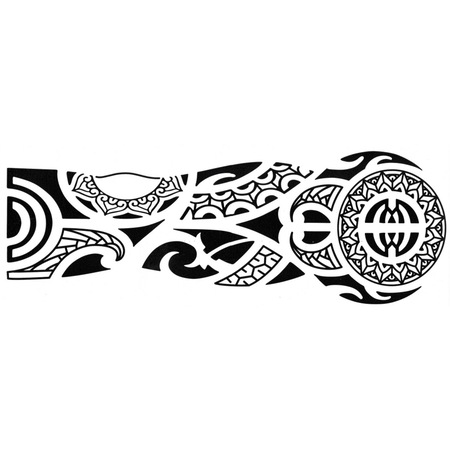 Tatuaj Temporar Elemente Tribale Mana 15x40cm Emag Ro