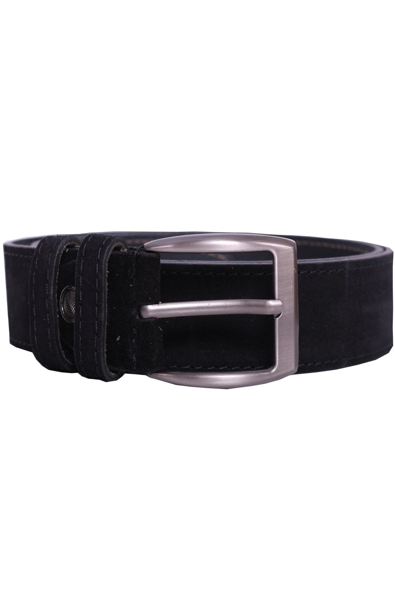 Curea barbati, piele intoarsa, negru, dae660