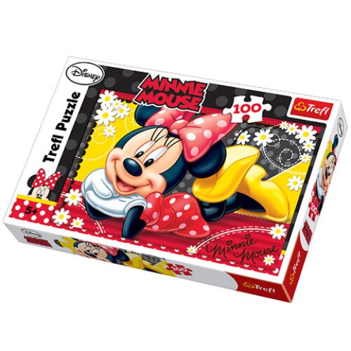 Puzzle Trefl Minnie Mouse vesel 100 piese