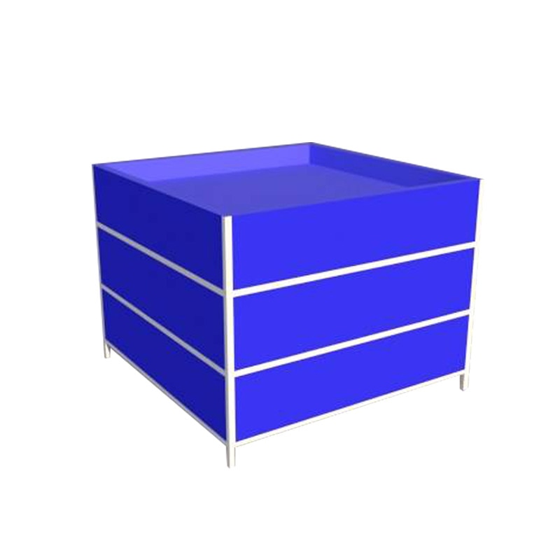 Taraba pentru fructe si legume albastra PVC