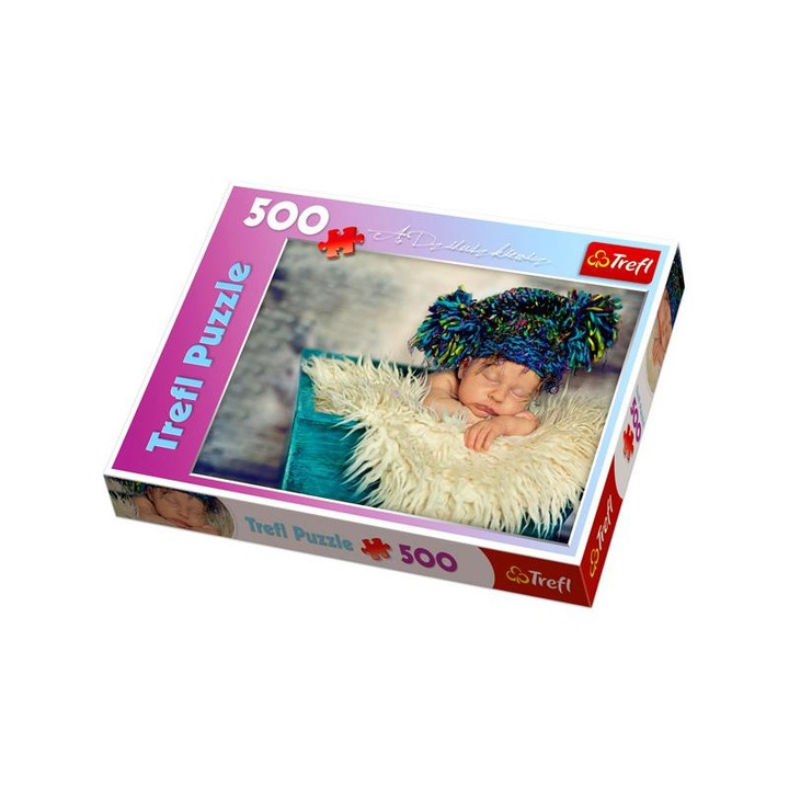 Puzzle Trefl Somnul de dupa masa 500 piese